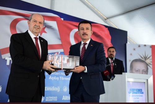 Cumhurbaşkanı Yardımcısı Oktay, Fırat Yetiş,Asım Balcı,Ersin Tatar
