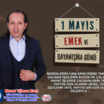TÜRAV Genel Başkanı Murat Yılmaz Kurt 1 Mayıs İşçi Bayramı Kutlama Mesajı…2025
