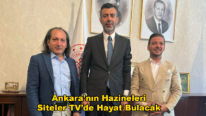 Murat Yılmaz Kurt-Ankara İl kültür ve turizm müdürü Erhan Karakaya_Karapürçek Gazetesi