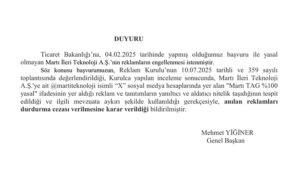 Martı nın Reklamları Durduruldu_Karapürçek Gazetesi