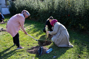 ALTINDAĞ’DA 100 FİDAN TOPRAKLA BULUŞTU_KARAPÜÜRÇEK GAZETESİ