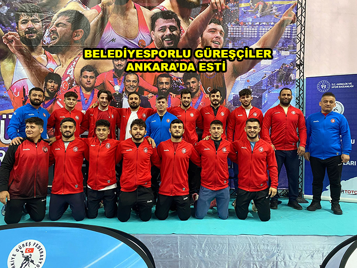 BELEDİYESPORLU GÜREŞÇİLER ANKARA DA ESTİ_Karapürçek Gazetesi
