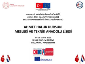 Ahmet Haluk Dursun Meslek Lisesi'nden Amsterdam’a Eğitim Çıkarması_Siteler TV