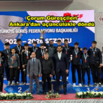 Çorum Güreşçileri Ankara dan üçüncülükle döndü …2025