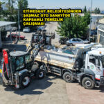 ETİMESGUT BELEDİYESİNDEN ŞAŞMAZ OTO SANAYİ’DE KAPSAMLI TEMİZLİK ÇALIŞMASI